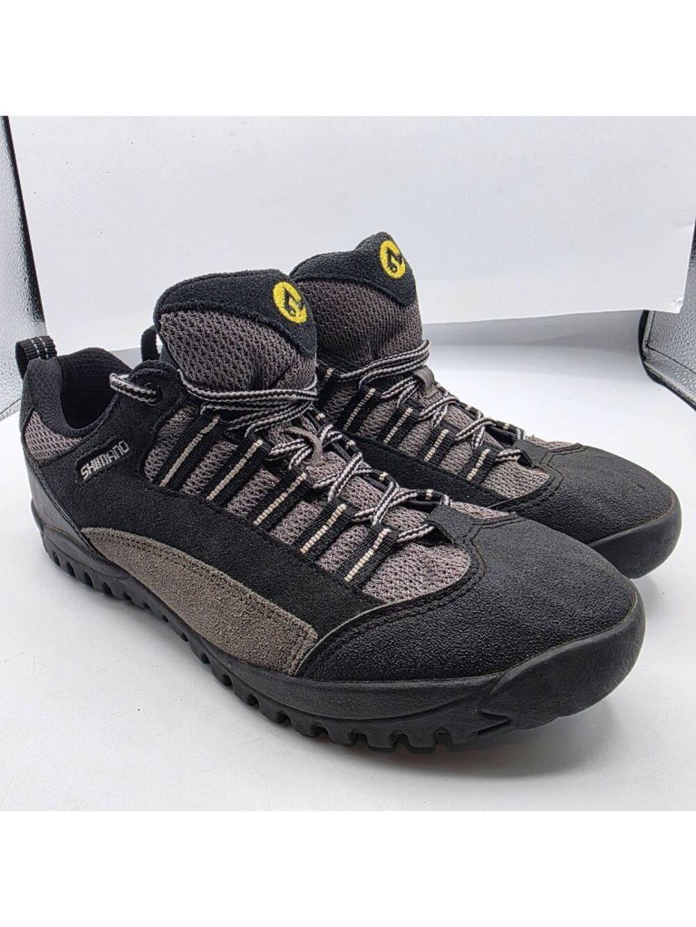 Shimano SH-M033B Mens SPD Cycling Shoes Size 8.5 Black Gray Trekking Mountain